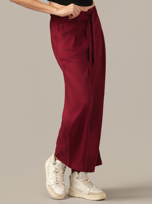 Albion Premium Women Stylish Track Pant Red