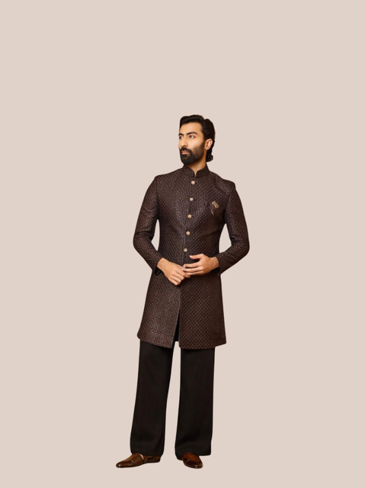 Albion Men’s Elegant Indo-Western Ethnic Suit – Party & Festive Wear