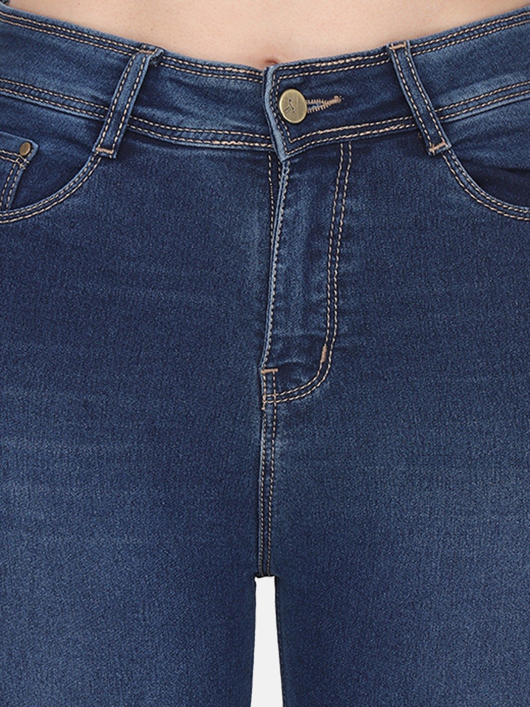 Albion Women Premium Dark Blue Jeans