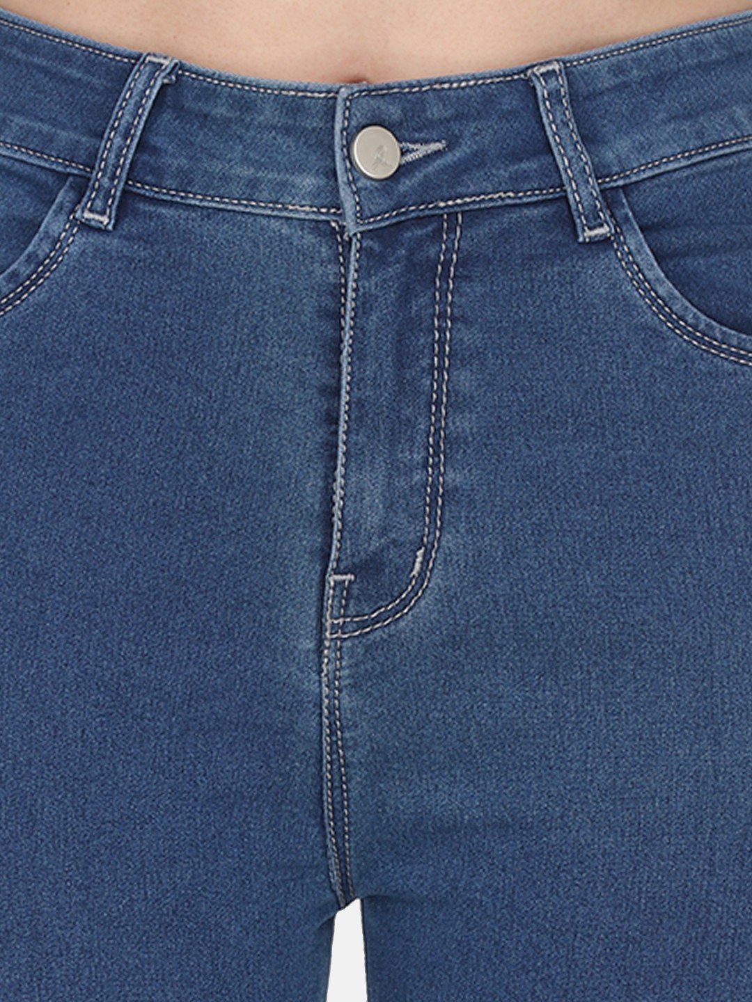 Albion By CnM Women Mid Blue Jeans