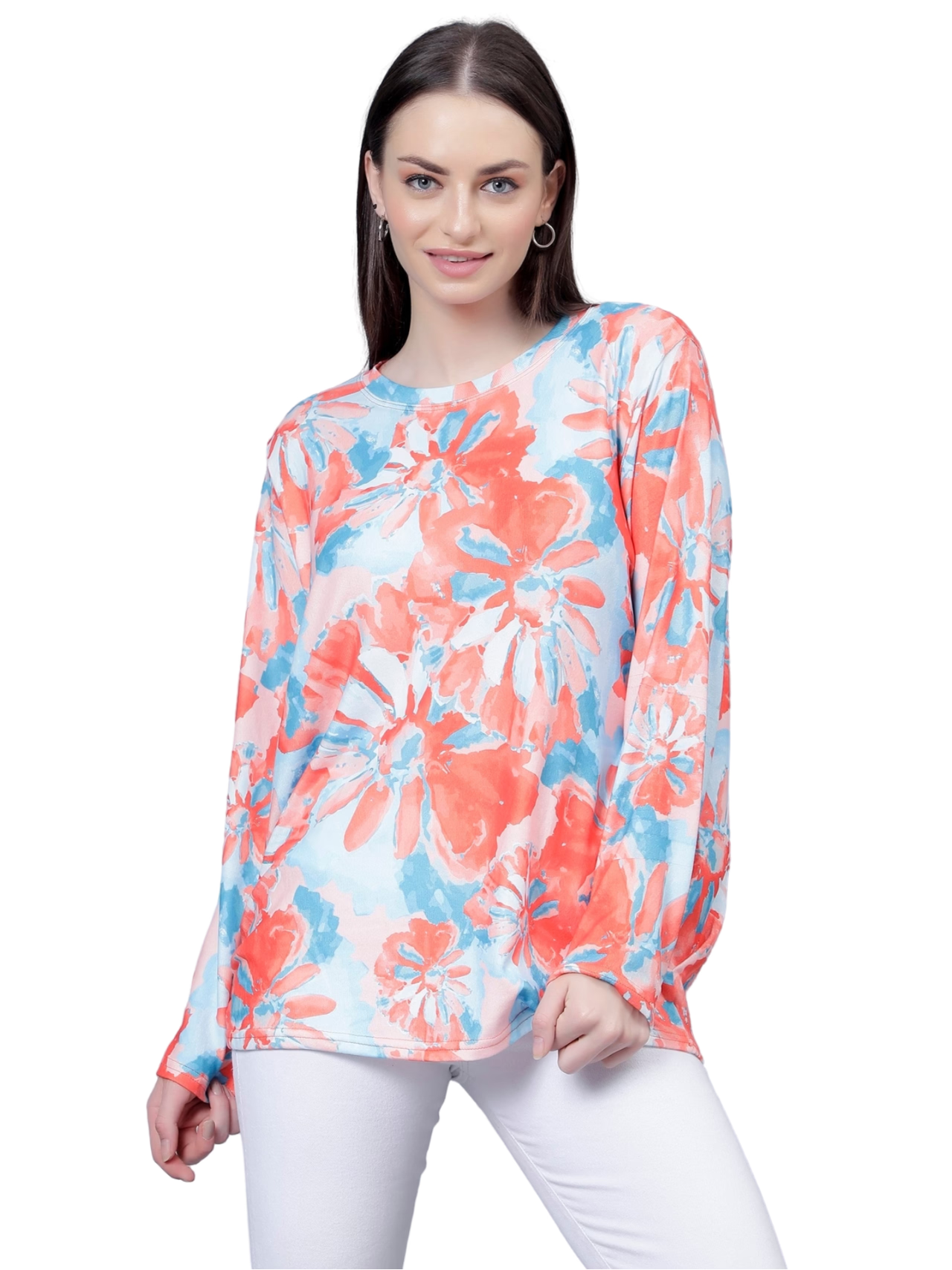 Ladies Pre-Winter Upper – Stylish & Warm Layer for Early Cold Season - Red