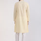 Albion Men Premium Light Yellow Kurta Pyjama