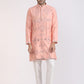 Albion Men Premium Peach Kurta Pyjama