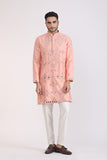Albion Men Premium Peach Kurta Pyjama