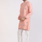 Albion Men Premium Peach Kurta Pyjama