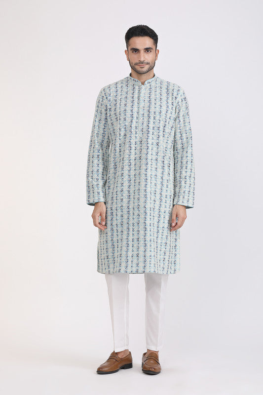 Albion Men Premium Ferozi Kurta Pyjama