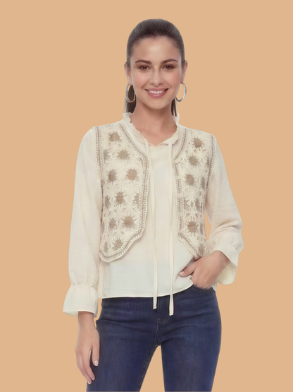 Albion Women Modern Street Style Top – Fashionable Ladies Casual Top