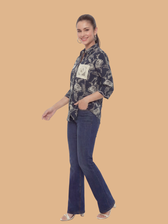 Albion Women Trendy Street Style Shirt – Fashionable Daily Wear