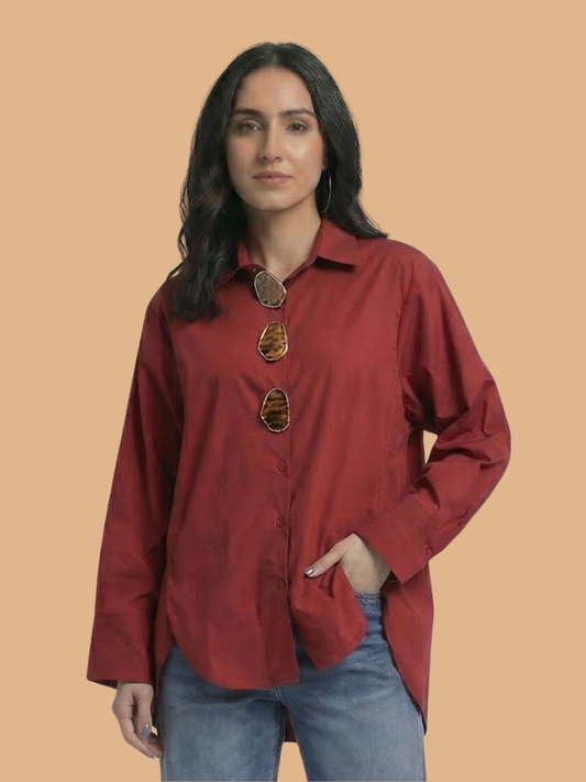 Albion Women Stylish Button Down Shirt – Modern Casual Fashion