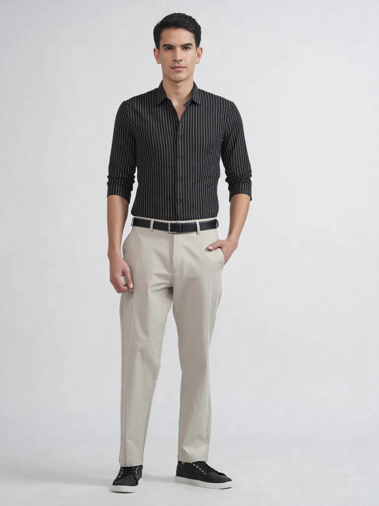 Albion Huge variety of casual and formal shirts. BLACK