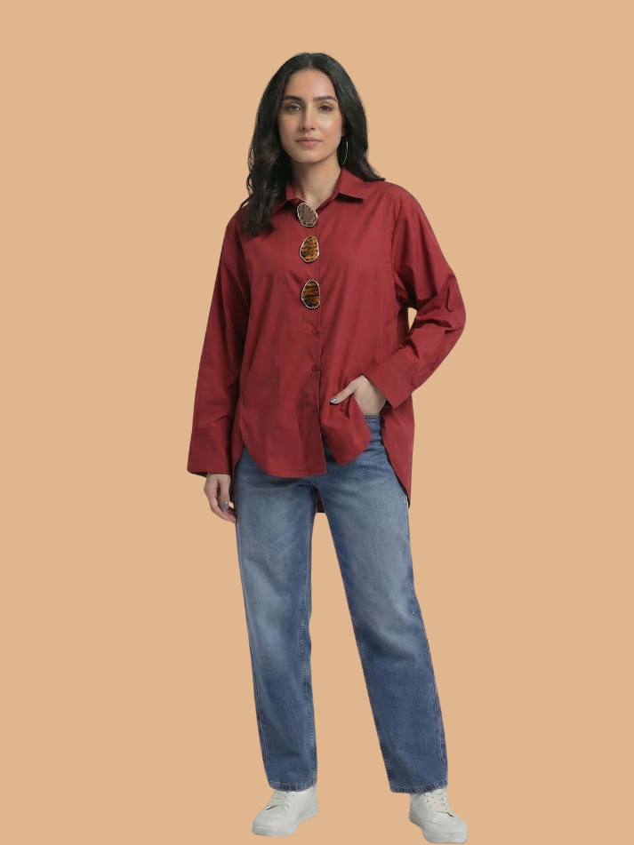 Albion Women Stylish Button Down Shirt – Modern Casual Fashion