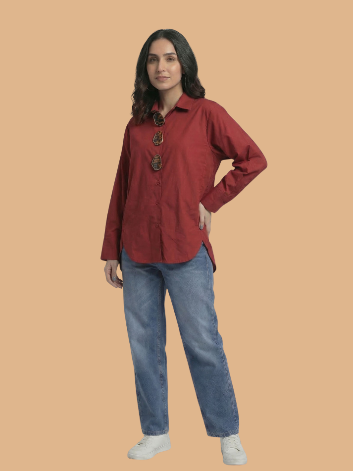 Albion Women Stylish Button Down Shirt – Modern Casual Fashion