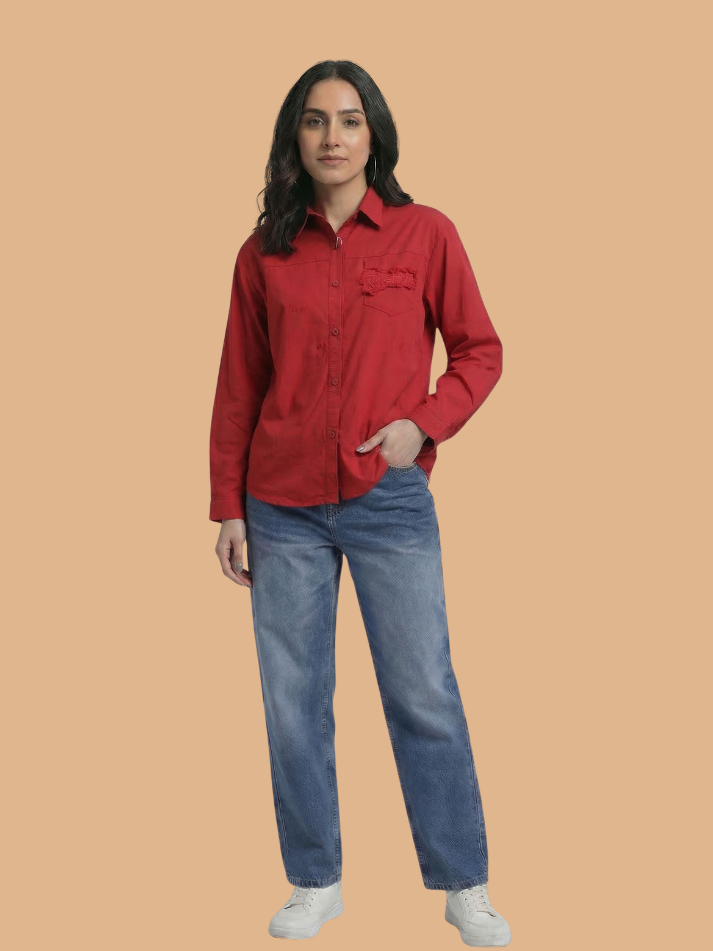 Albion Women Elegant Casual Cotton Shirt – Stylish Summer Wear