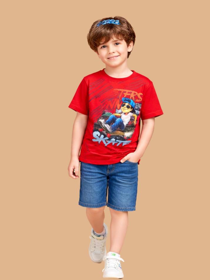 Albion Stylish Kids T-Shirt – Trendy Design Cotton Wear for Boys & Girls