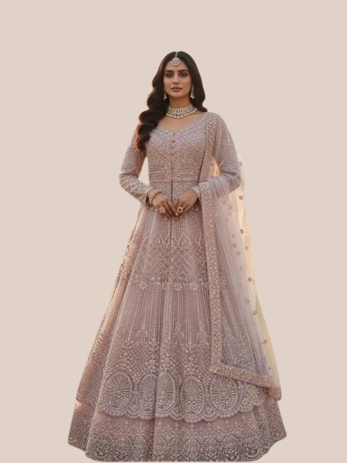 Albion Party & Wedding Wear Pink Lehenga – Albion