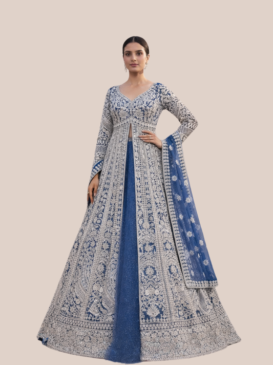 Albion Women Festive Wear Pink Lehenga with Heavy Work