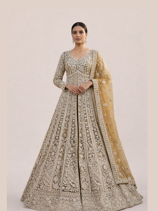 Albion Luxury Bridal Lehenga Set with Dupatta – Pink