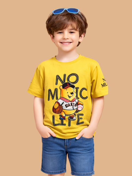Albion Kids Casual T-Shirt – Soft Fabric All Day Comfort Tee