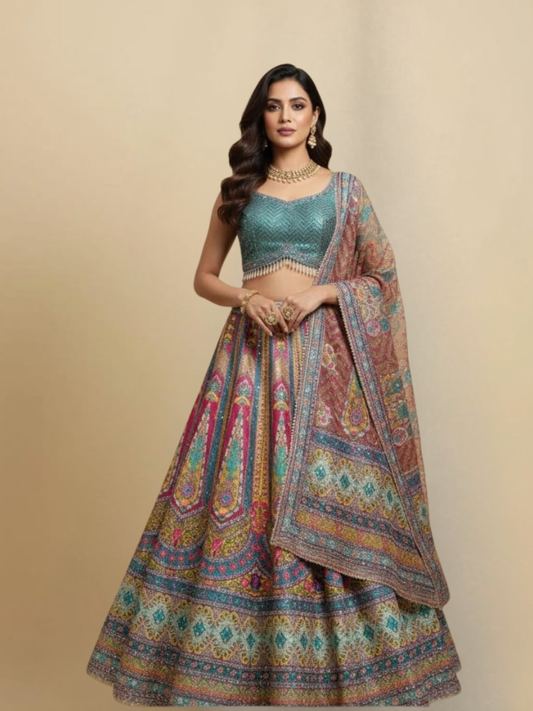 Albion Women’s Festive Wear Lehenga Choli Set