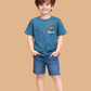Albion Cartoon Print Kids T-Shirt – Fun & Trendy Cotton Tee for Kids