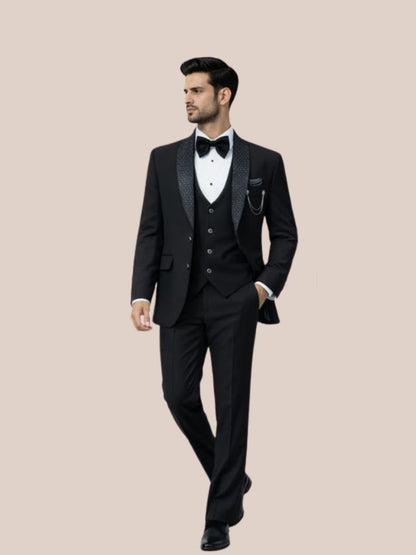 Albion Men’s Designer Coat Suit – Elegant Wedding & Party Wear