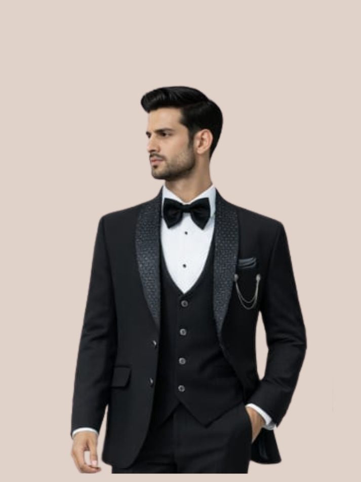 Albion Men’s Designer Coat Suit – Elegant Wedding & Party Wear