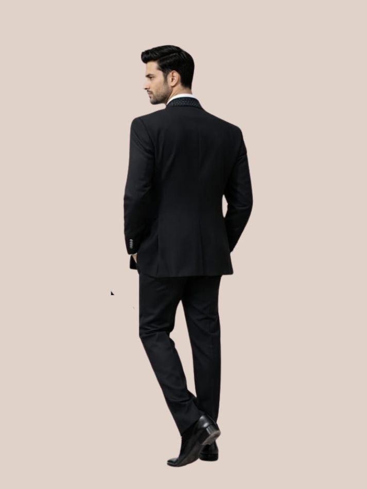 Albion Men’s Designer Coat Suit – Elegant Wedding & Party Wear