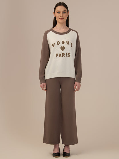 Albion Ladies Winter Tops and Bottoms – Comfortable Winter Wear - coffee