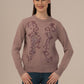 Albion Ladies Woollen Winter Sweater – Cozy & Comfortable – Purple