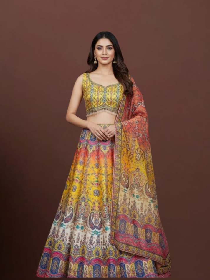 Albion Women’s Wedding Special Lehenga Choli Set