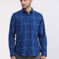 Albion Men Premium Blue Casual Shirt