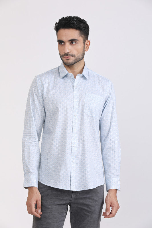 Albion Men Premium S S.Blue Casual Shirt
