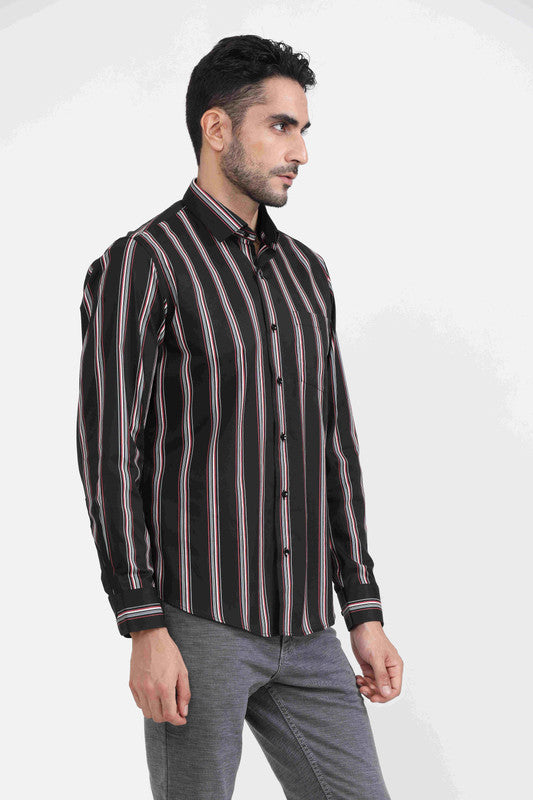 Albion Men Premium Black Casual Shirt