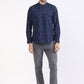 Albion Men Premium Navy Casual Shirt
