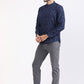 Albion Men Premium Navy Casual Shirt