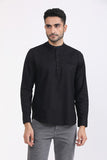 Albion Men Premium Black Casual Shirt