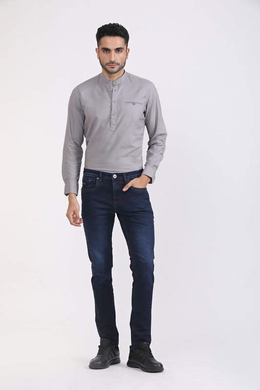 Albion Men Premium Dx Blue Jeans