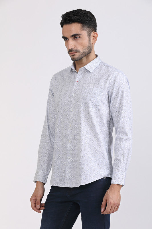 Albion Men Premium S S.Blue Casual Shirt