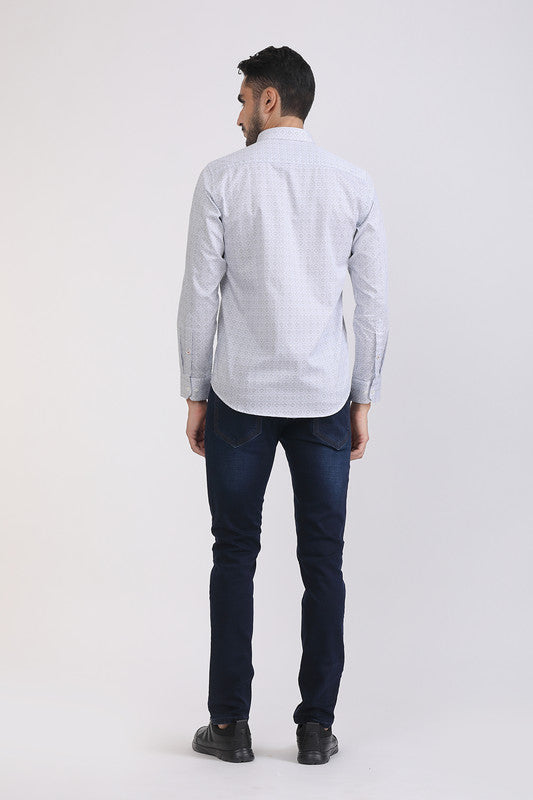 Albion Men Premium S S.Blue Casual Shirt