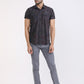 Albion Men Premium Grey Print Casual Shirt