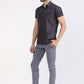 Albion Men Premium Grey Print Casual Shirt