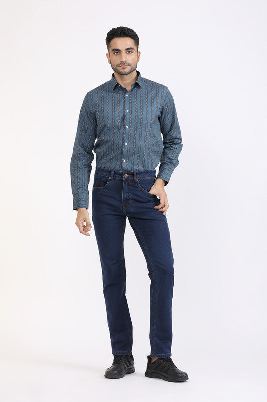Albion Men Premium Dark Blue Jeans
