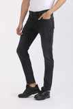 Albion Men Premium Carban Black Jeans