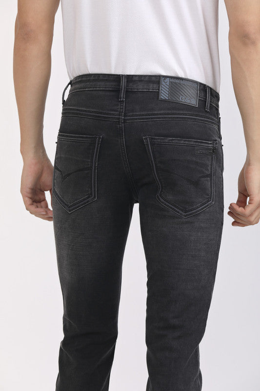 Albion Men Premium Carban Black Jeans