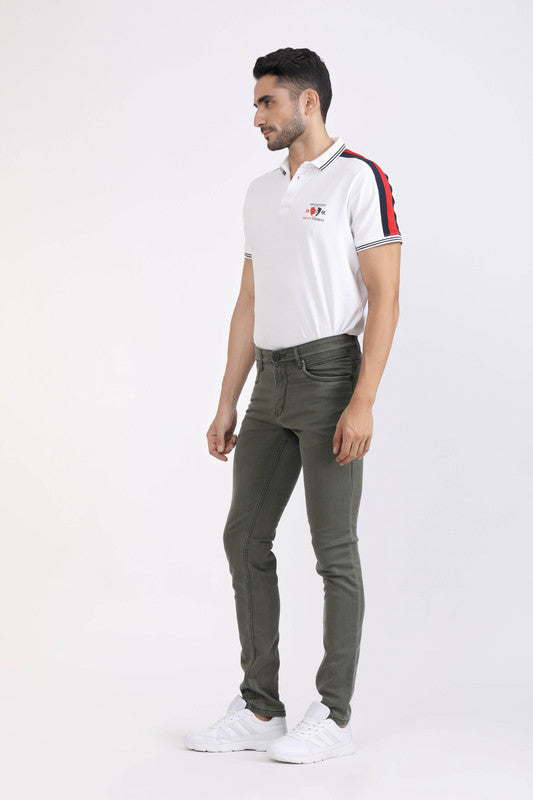 Albion Men Premium Olive Jeans