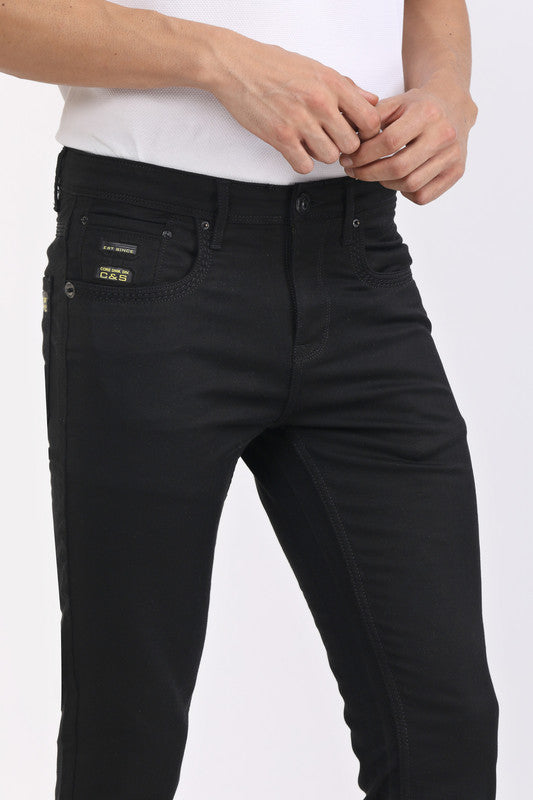Albion Men Premium Black Jeans