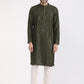 Albion Men Premium Mehandi Kurta Pyjama