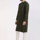 Albion Men Premium Mehandi Kurta Pyjama