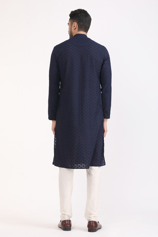 Albion Men Premium R.Blue Kurta Pyjama