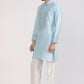 Albion Men Premium Sky Kurta Pyjama